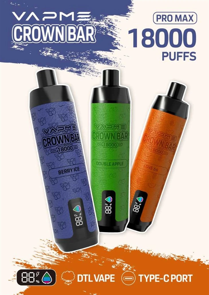 vapme crown bar 18000 puffs