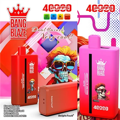 Bang Blaze 40000 40K Puffs Togħmiet Doppju