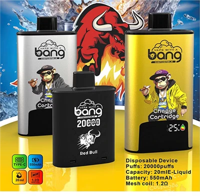 Bang li jista 'jimtela mill-ġdid vape 20000 puffs li jistgħu jintremew